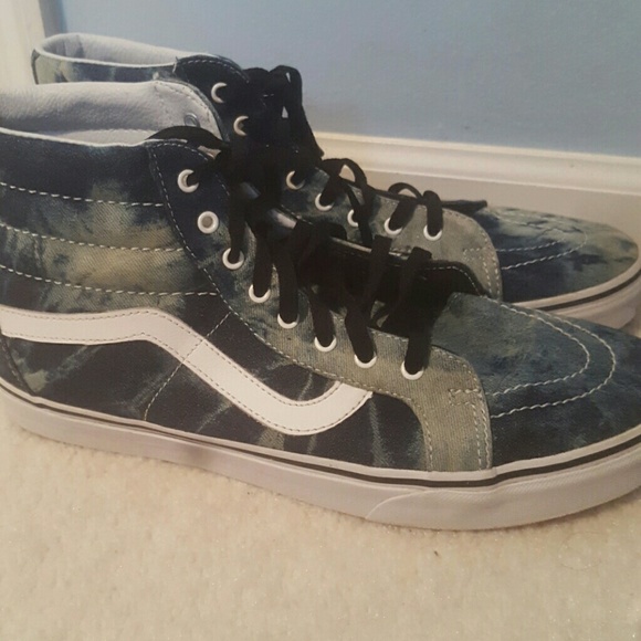 Vans Other - Blue Tie Dye Hi-Top Vans